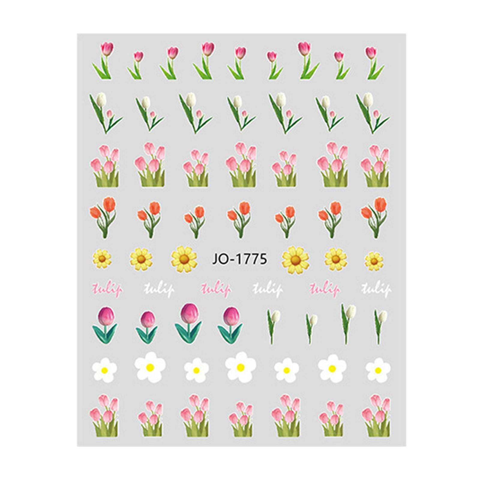 ZTTD Waterproof Sticker Small Flower Sticker Petal Leaf Jewelry With