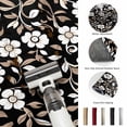 thumbnail image 5 of Area Rugs 3'x5', Black White Floral Carpet Runner Indoor Outdoor Rugs Home Decor Aesthetic, Farmhouse Vintage Botanical Leaves Non Slip Mats Washable Accent Rug for Living Room Bedroom, 5 of 8