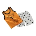 thumbnail image 3 of de trabajo para niños, ropa de bebé, chaleco, pantalones cortos, , Nave Espacial Naranja 65, 3 of 6