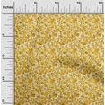 thumbnail image 1 of oneOone Rayon Yellow Fabric Florals Sewing Craft Projects Fabric Prints By Yard 56 Inch Wide-7IG, 1 of 4