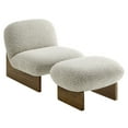 thumbnail image 5 of Loyal Accent Chair and Ottoman Set in River Rock Walnut, 5 of 10