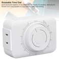 thumbnail image 3 of Timer Switch Socket, Light Timer 12 Hours US Plug 125V   for Home Appliances, 3 of 7