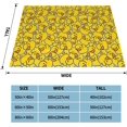 thumbnail image 4 of Women''s Duck Throw Blankets Plush Blanket Soft Worm Sherpa Fleece Blanket Adults for Kid Crib Couch Chair Living Room Travel(50"x60",Duck), 4 of 6