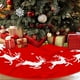 thumbnail image 5 of Christmas Scene Decoration Non Woven Gift Mat Christmas Tree Skirt, 5 of 7