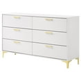 thumbnail image 4 of Kendall 6-drawer Dresser White, 4 of 11