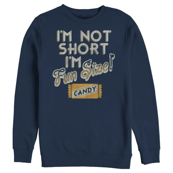 Men's Lost Gods Halloween Fun-Size Candy  Sweatshirt Navy Blue 3X Large