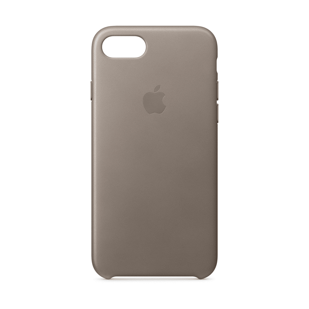 Apple Leather Case for iPhone SE (2020), iPhone 8 & iPhone 7 Taupe