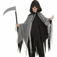 thumbnail image 4 of Guardurnaity Disfraz de Halloween de la Parca para adultos, capa de terror, disfraz de novia, fantasmas, zombi adulto con disfraz universal y Disfraces de disfraces negro, 4 of 6