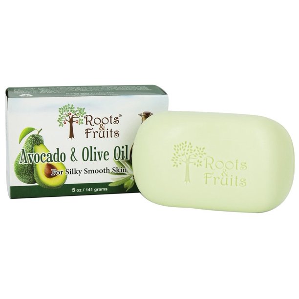 Roots and Fruits Bar Soap Avocado and Olive Oil 5 oz
