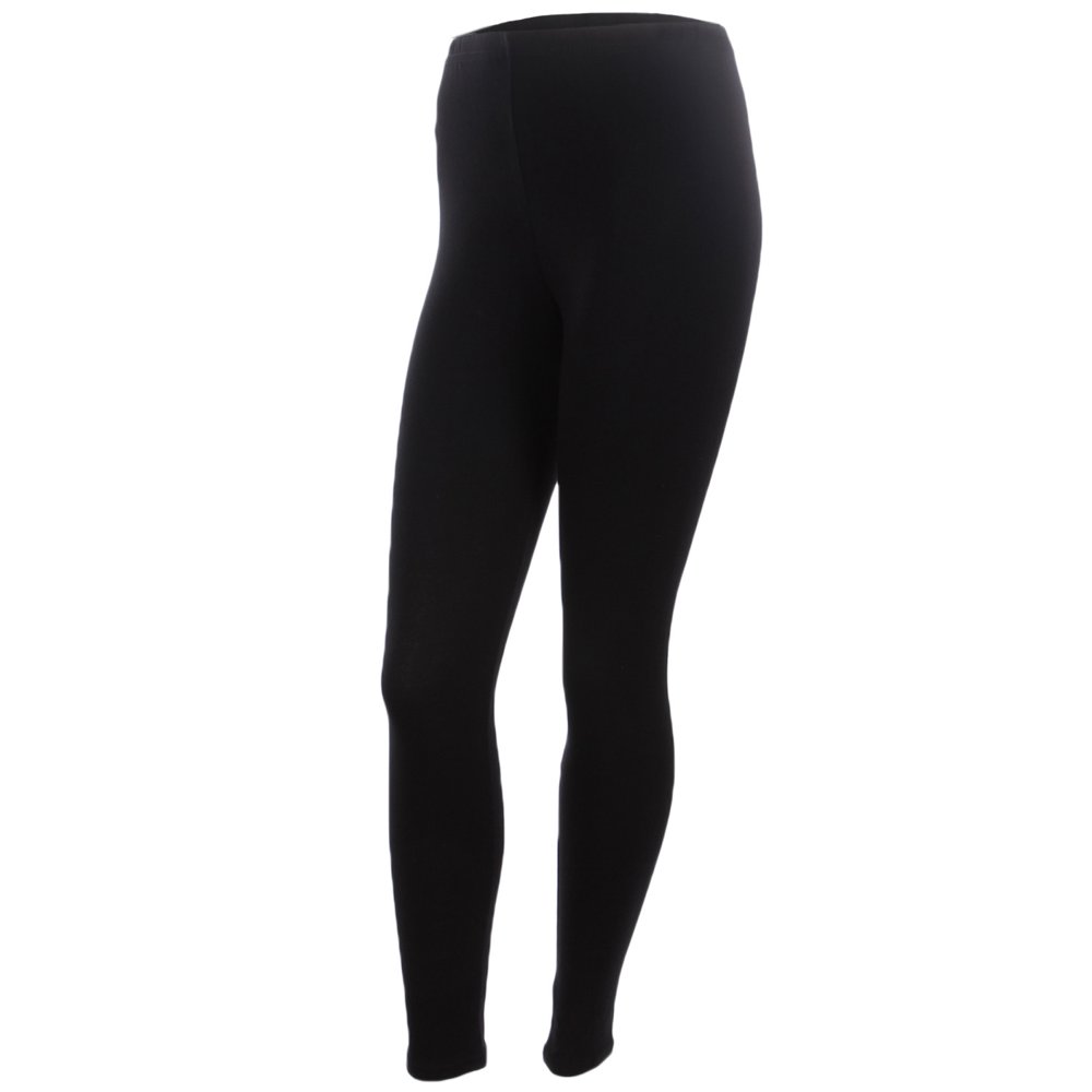 Ola Mari Cotton Full Length Leggings Plain Skinny Pants