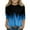 34Blue, variant on Girls 3/4 Sleeve Vintage Floral Print T Shirts Boho Colorful Flower Crewneck Casual Kids Tops Beige 130