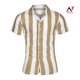 thumbnail image 1 of Am Casual hombres Turn Down cuello manga corta Vertical rayas botones Slim camisapangjing, 1 of 4