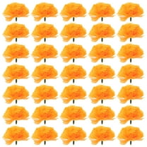 Monyance Flower Props 50 Artificial Marigold Flowers for Wedding and Christmas Decor(2.17X2.17X1.18Inches)