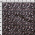 thumbnail image 4 of oneOone Coton Popeline Tissu Noir Jacobée Robe Florale Tissu Tissu Imprimé par la Cour 42 Pouces de Large, 4 of 5