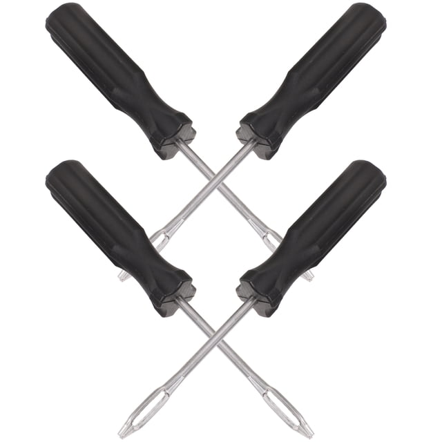 HOOWIFFY 4 Pcs Outil de Réparation de Bouchon de Pneu Robuste Outils de Réparation de Pneu Portables pour Voiture et VTT