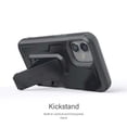 thumbnail image 4 of Funda GHOSTEK Iron Armor para iPhone 12 MINI Negra con Clip y Mica Ghostek GHOCAS2604, 4 of 9