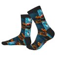 thumbnail image 2 of KLL Spooky Halloween Print Cool Socks Men's Women's Crew Socks Funny Crazy Novelty Stockings, 2 of 7