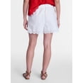 thumbnail image 4 of Time and Tru Women's Eyelet Trim Shorts, Sizes XS-XXXL, 4 of 6