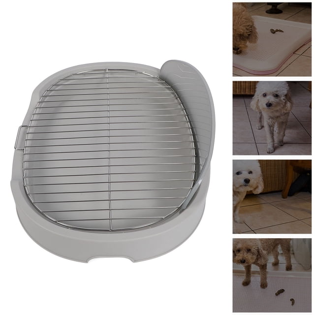 Inodoro Para Perros, Soporte Portátil Para Almohadillas Para Orinar De Entrenamiento Con Pala Deflectora, Bandeja De Entrenamiento Para Orinal Para Perros, Soporte Para