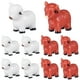 thumbnail image 1 of 10 mini vacas de las Tierras Altas, figuras de resina, animales pequeños, decoración de mesa, accesorios de jardín., 1 of 7