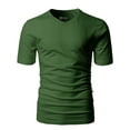 thumbnail image 3 of H2H Mens Basic Fashion V-neck T-shirst KALE US XS/ASIA S (CMTTS0197), 3 of 6