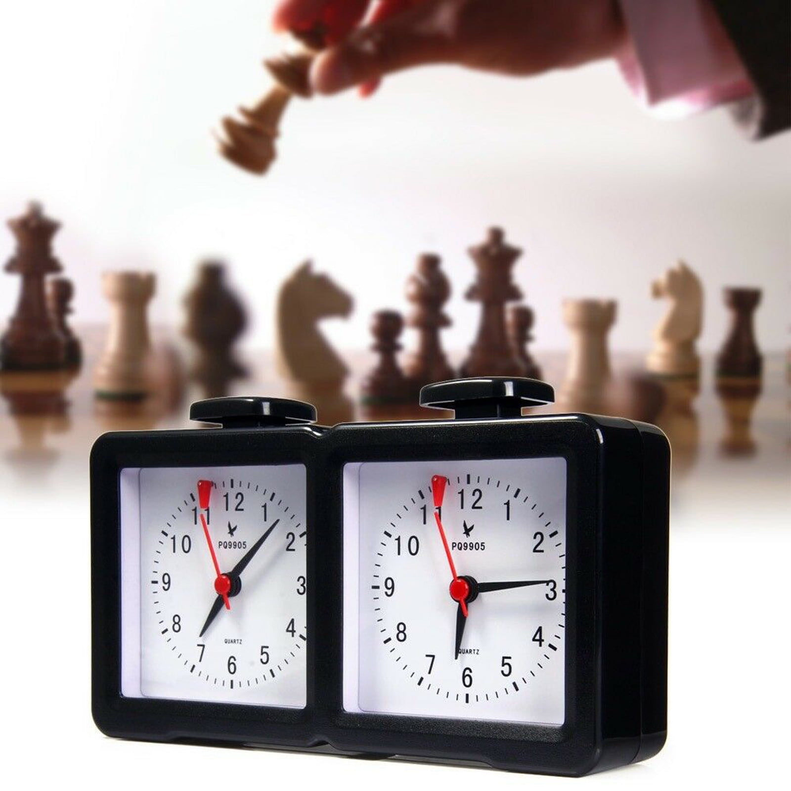 Chess Game Timer Time Count Up Down Clock for Board Game Player Competition 