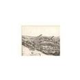 thumbnail image 4 of Historic Panoramic View - East Haddam Connecticut - Bailey 1880 - Vintage Wall Art, 4 of 4