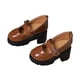 thumbnail image 4 of Zapatos de muñeca,Conjunto de zapatos de cuero de PU para muñeca a escala 1/4,Accesorio de vestir Zapatos de tacón alto a escala 1/4,Mini zapatos de modelo femenino,zapatos de figura marrón, 4 of 8