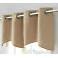 thumbnail image 3 of Warm Home Designs Scalloped Taupe Valance. N Taupe Scalloped Valance, 3 of 4