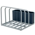 thumbnail image 5 of SUNJOY  Aluminum Pool Float Storage Rack, 35-Inch Outdoor Wicker Poolside Float Organizer, Pool Float Caddy for Cushions, Floaties, Noodles, Pool Toys, Navy, 5 of 12