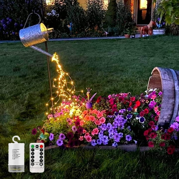 Outdoor string lights battery timer deals