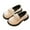 Khaki, variant on QUDDERR Toddler Dress Shoes for Girls Flower Girls Princess Flats for Spring Fall Wedding Party School Shoes for Little Kids/Big Kids (1-13M )