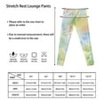 thumbnail image 6 of COEQINE Tie-dye Yellow Green Novelty Girls' Sport Legging Fashion Buttery Soft Yoga Pants for Jogging Running, for 6-7 Years Kids Girls, 6 of 7