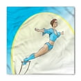 thumbnail image 1 of Circus Bandana, Woman Performing Trapeze, Unisex Head and Neck Tie, by Ambesonne, 1 of 2