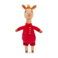 thumbnail image 1 of Pijama de peluche rojo con forma de llama, preferido para niños, 1 of 6