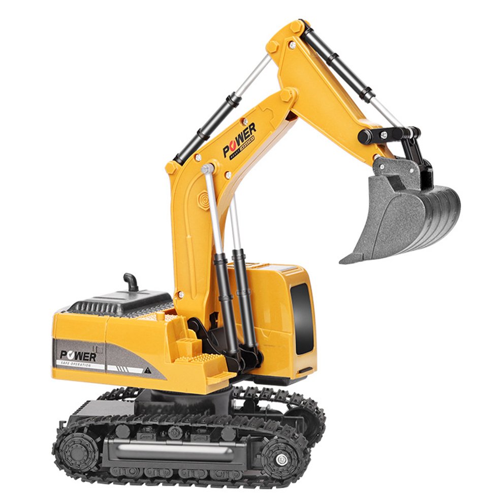 2.4Ghz 6 Channel 124 RC Excavator Toy RC Engineering Car Excavator