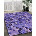thumbnail image 3 of Ahgly Company Machine Washable Indoor Rectangle Transitional Purple Amethyst Purple Area Rugs, 8' x 12', 3 of 7