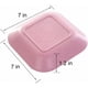 thumbnail image 2 of Platos llanos de paja de trigo de 18 cm, aptos para microondas y lavavajillas, ensaladas/pasteles ligeros sin BPA, anticaída, cuadrados no tóxicos, 4 colores, 2 of 5