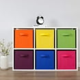 thumbnail image 3 of ​​​​​​​​WERSEON Cube Storage Bins, 11 Inch Collapsible Storage Cube Organizer with Handle, Foldable Fabric Shelf Basket for Toys, Books, Clothes, 6-Pack, 3 of 16