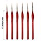thumbnail image 3 of Plumas De Acuarela 6 PCS Miniature Detail Paint Brush Set Fine Three Sided Line Marker for Watercolor Gouache and Acrylic Art Painting JASKFLY, 3 of 8
