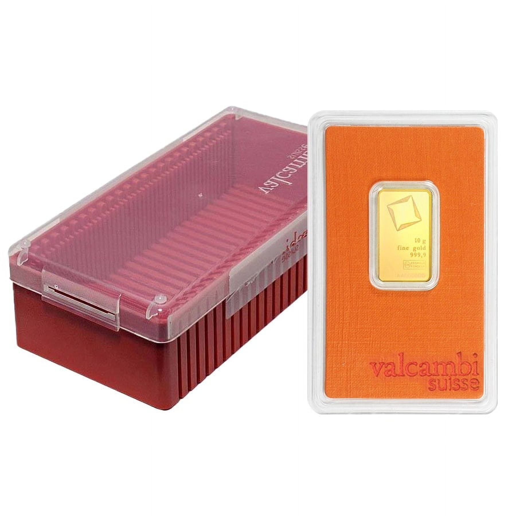 10 Gram Gold Bar Valcambi Suisse .9999 Fine (in Assay)