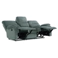 thumbnail image 3 of 3-Pc Sterling Reclining Living Room Set in Slate Green, 3 of 5