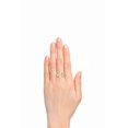 thumbnail image 5 of RYLOS Rings for Women 14K Gold Plated Silver Ring Oval 9X7MM Gemstone & Diamonds Classic Design March Aquamarine Jewelry for Women Size 8, 5 of 7