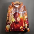 thumbnail image 4 of The Flash Mens Womens Novelty Hoodie 3D Print Pullover Hooded Long Sleeve Sweatshirts Tops Blouse with Pocket, 4 of 8