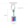 thumbnail image 2 of Stainless Steel Car Tool Funeral Cremation Urn Pendant Keychian for Cremation Ashes Urn Keyring Lockets for Ashes of Loved One Memorial Jewelry, 2 of 6