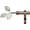 Antique Brass, variant on Brass Curtain Rod for Windows 72 to 144" Long, 1 inch Diameter, Metal Single Adjustable Telescoping Curtain Pole with Leaf Design Finish for Living Room Bedroom, Antique Brass