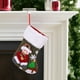 thumbnail image 5 of 1 Pieza de Material de Poliéster Dibujos Animados Calcetines Navideños Bolsas de Regalo Navideñas Árbol de Navidad/Chimenea/Ventana/Escalera Colgantes Decorativos, 5 of 6