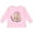 AD-Pink, variant on Inktastic Baseball Princess- Tiara Girls Long Sleeve Toddler T-Shirt