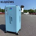 thumbnail image 2 of KLQDZMS 22 "24" 26 "28" 30 "32" 34 "pulgadas estudiantes capacidad súper grande y equipaje de alta calidad maleta con ruedas para cabina de vacaciones familiares, 2 of 4