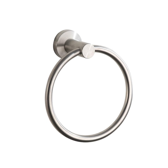 Anneau Porte-Serviette en Nickel Brossé, Anneau pour Serviette de Bain et de Main en Acier Inoxydable, Porte-Serviette Rond pour Salle de Bain